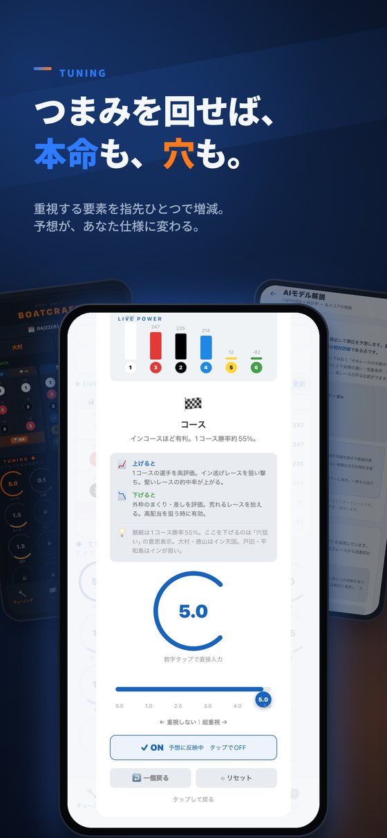 つまみの詳細・効かせ方の解説画面